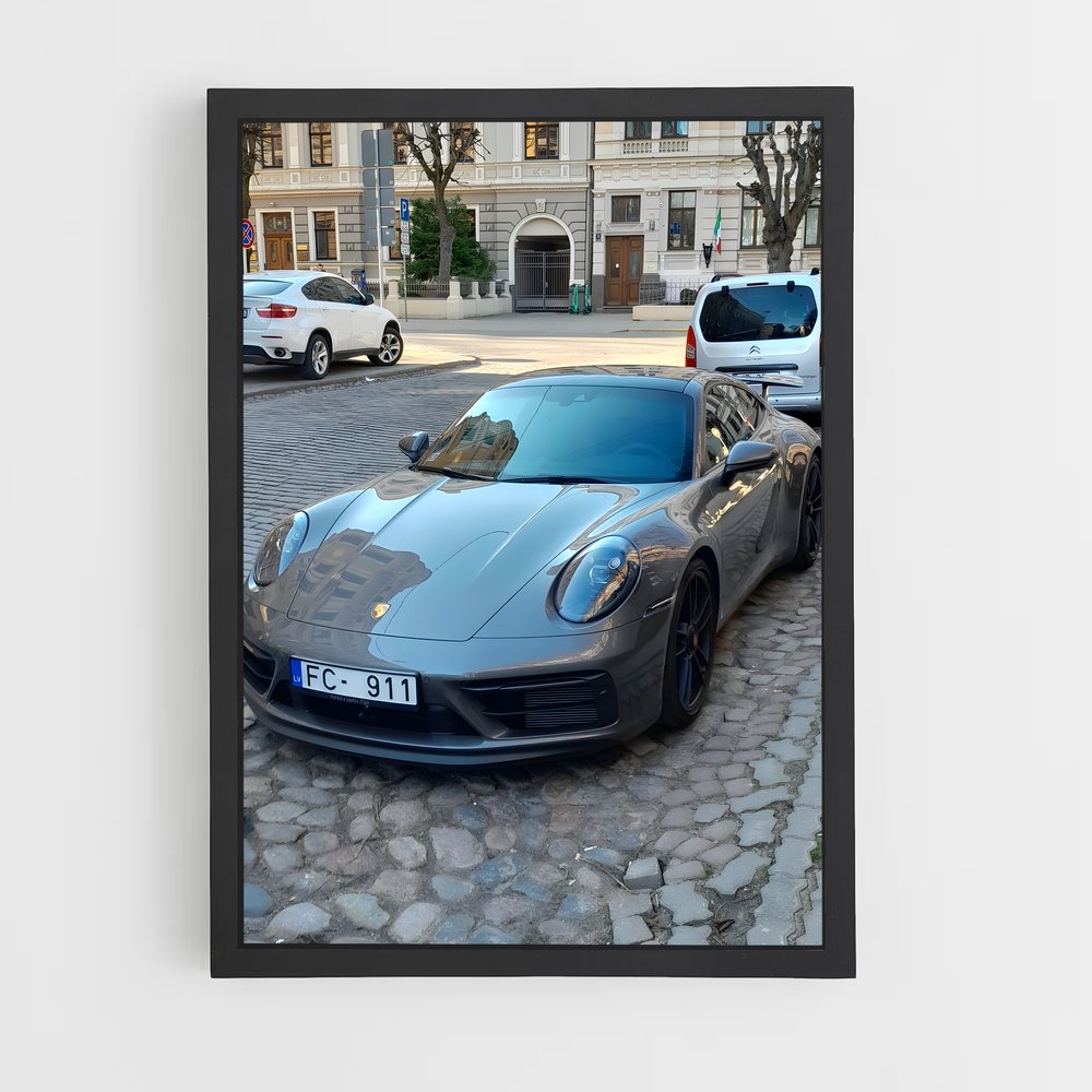 Poster course s raffiné – affiche Porsche (vue 2)